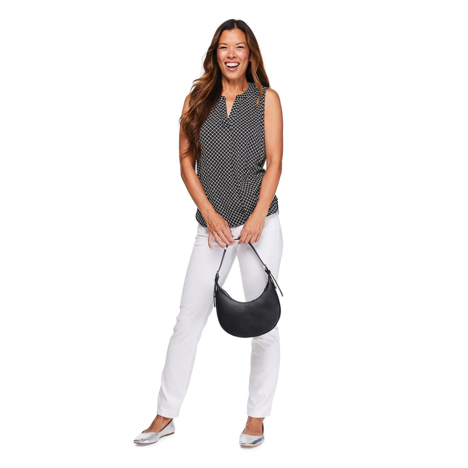 Iyla Women's Crinkle Sleeveless Blouse