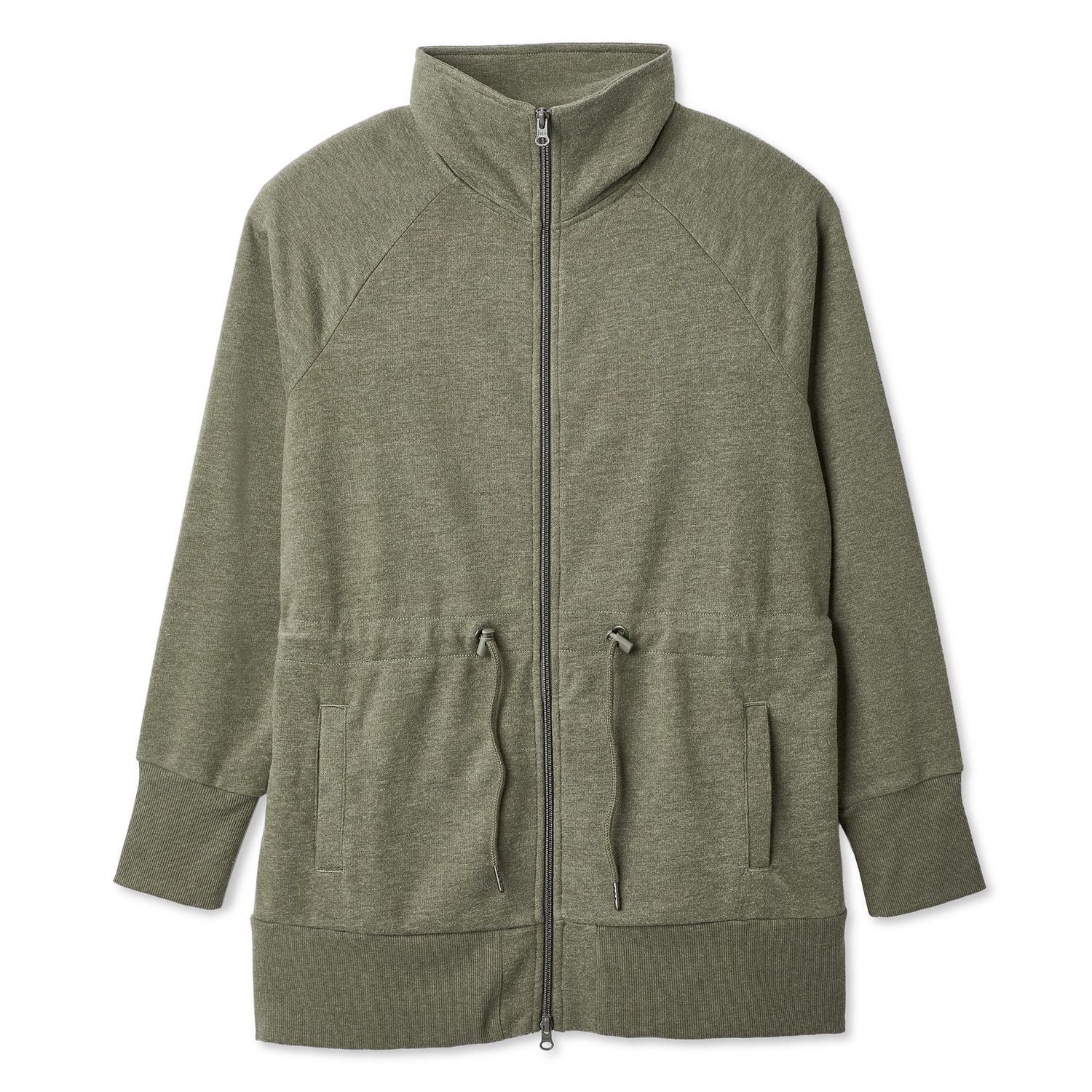 Iyla Women's Full Zip Longline Athleisure Jacket