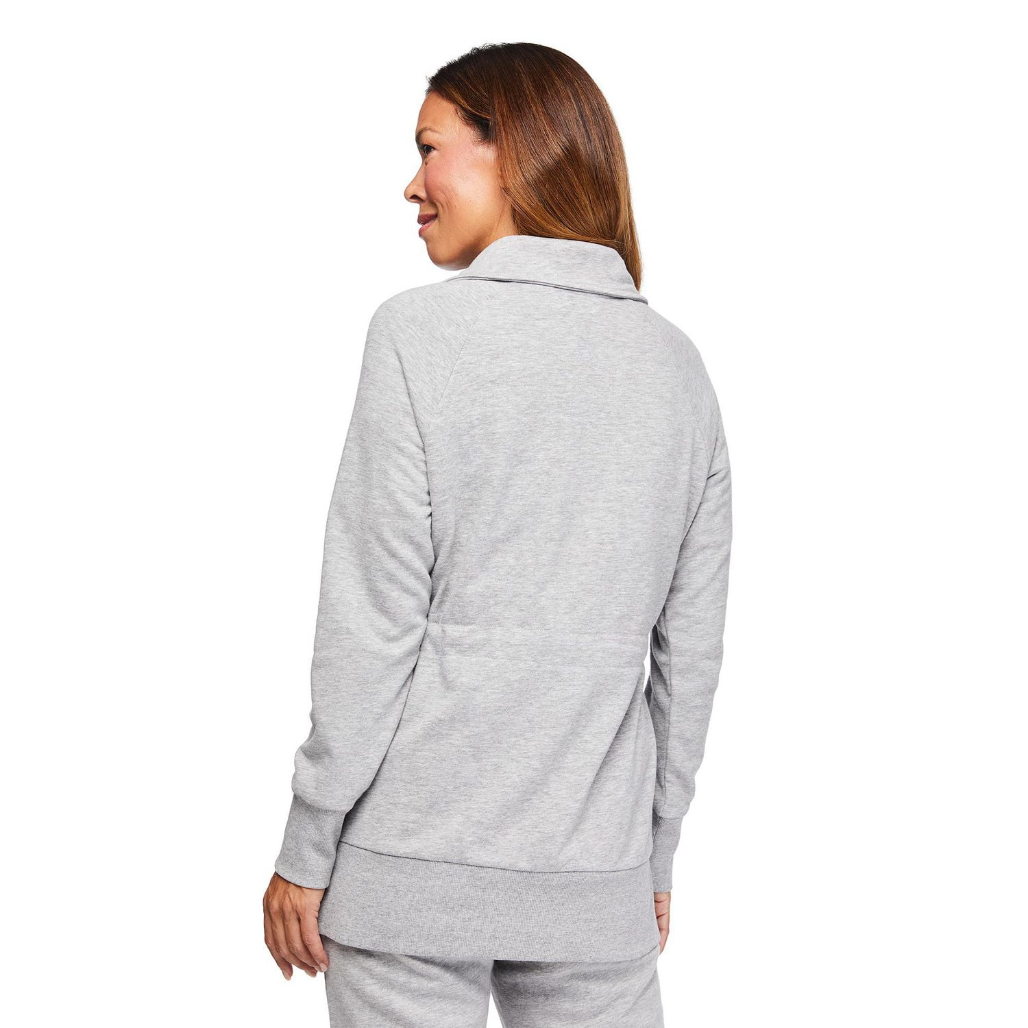 Iyla Women's Full Zip Longline Athleisure Jacket