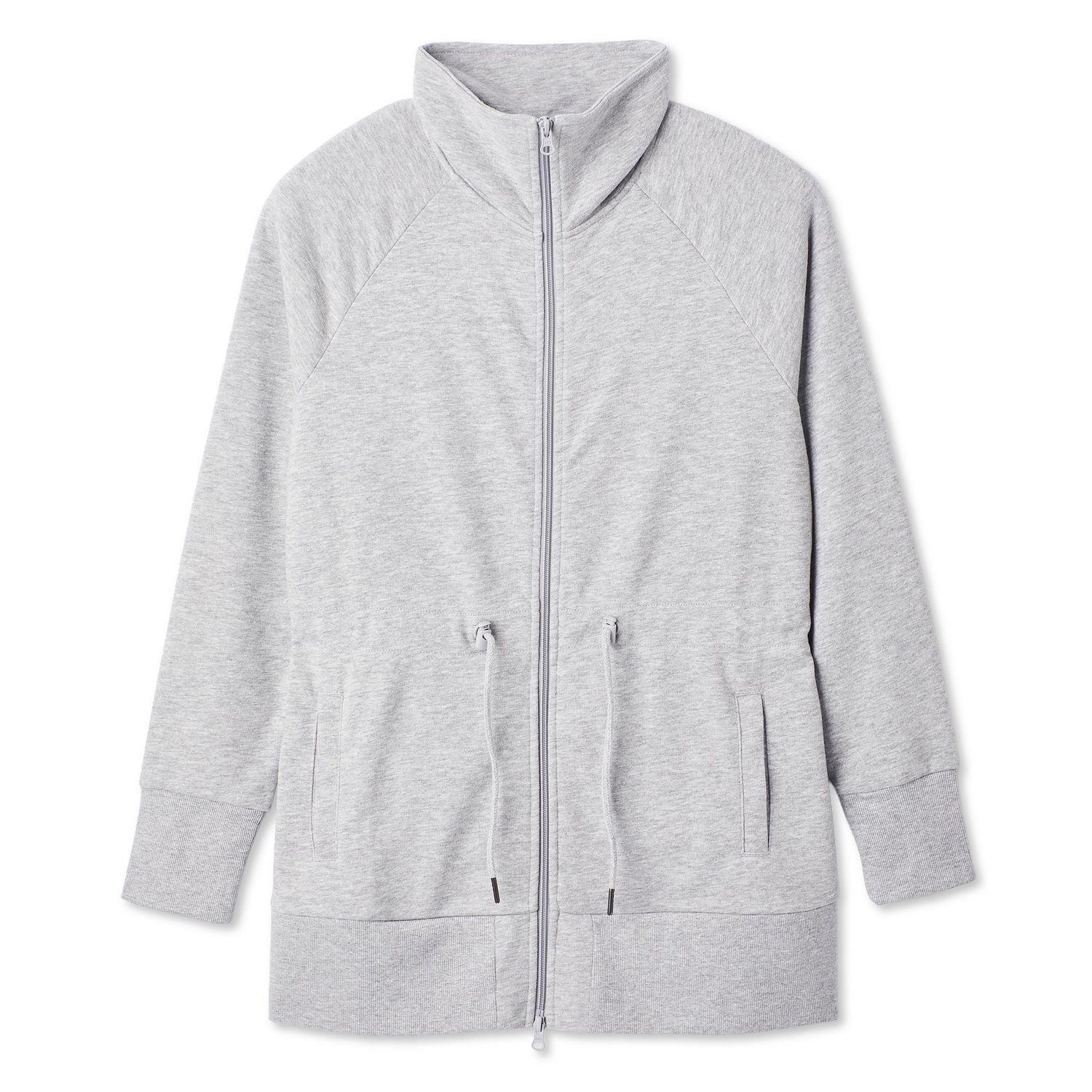 Iyla Women's Full Zip Longline Athleisure Jacket