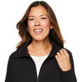 thumbnail image 4 of Iyla Women's Full Zip Longline Athleisure Jacket, 4 of 6