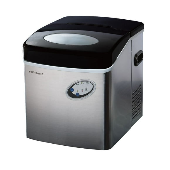 Frigidaire Portable Countertop Compact 48-lb Ice Maker - Stainless Steel, 3 Ice Cube Sizes