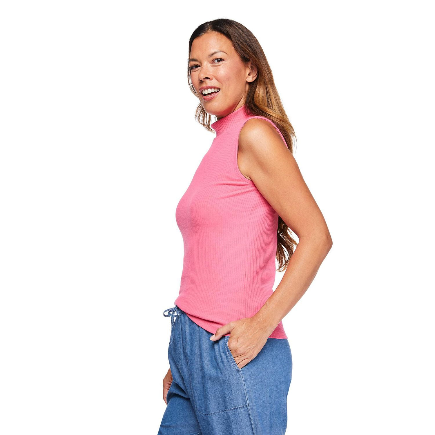 Iyla Women's Mock-Neck Rib Top