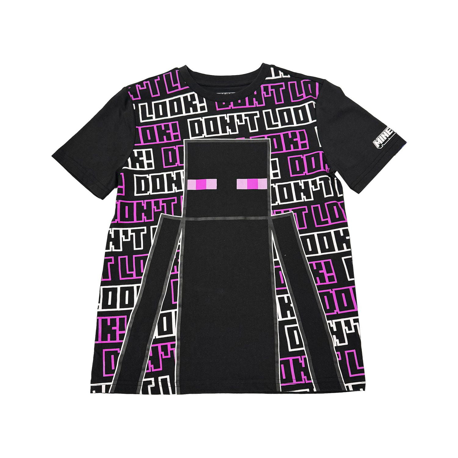 Minecraft Garçons Enderman Look T-shirt à manches courtes