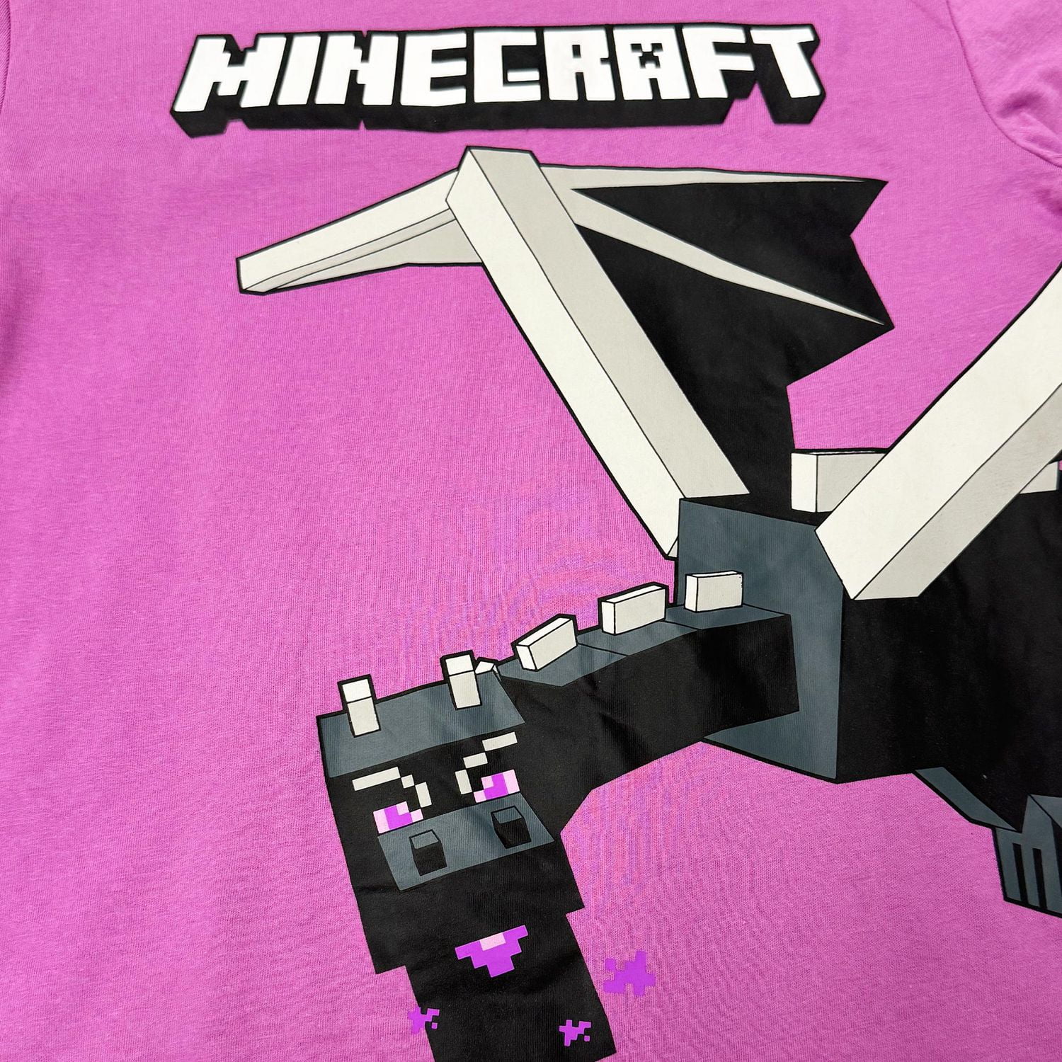 Minecraft Boys Flying Dragon Short Sleeve T-Shirt