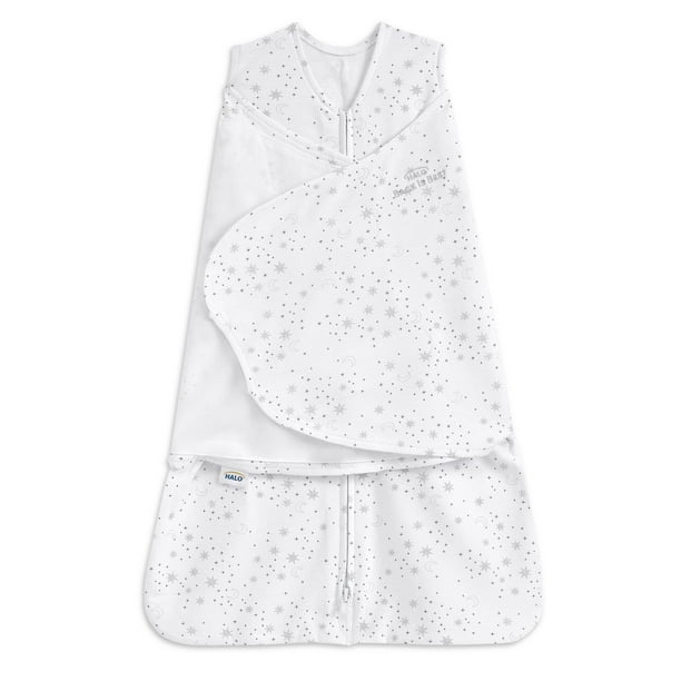 HALO® SleepSack® Swaddle Cotton Midnight MoonsGrey NB Walmart.ca