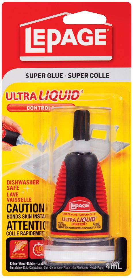 Super colle liquide professionnelle de LePage, 20 ml, clair 2600201