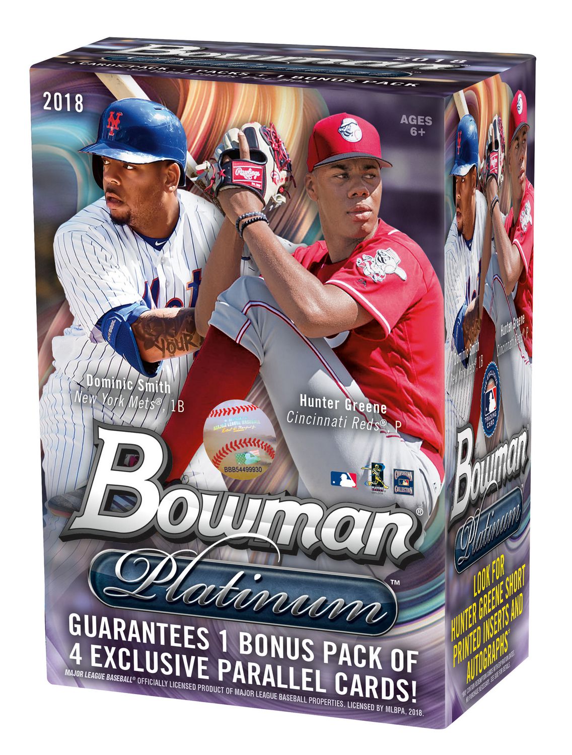 18 Topps Bowman Platinum Mlb Baseball Value Box Trading Cards Walmart