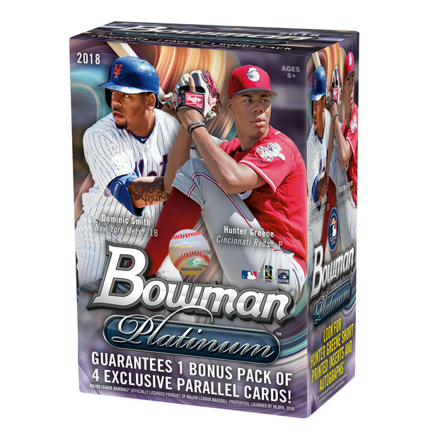 18 Topps Bowman Platinum MLB Baseball Value Box Cartes à collectionner