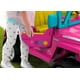 Jouet véhicule motorisé Jeep Wrangler Power Wheels à graphismes Barbie en rose et bleu – image 3 sur 9