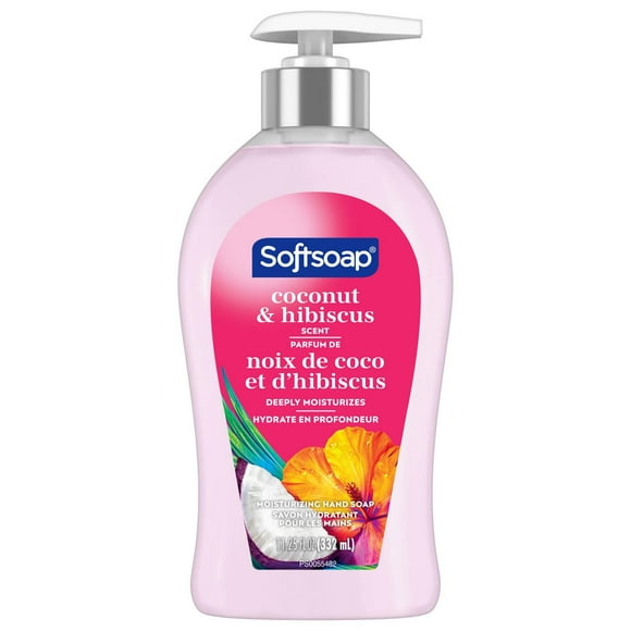 Softsoap Hydrating Liquid Hand Soap, Coconut & Hibiscus - 11.25 Fluid Ounce, Softsoap Coconut & Hibiscus