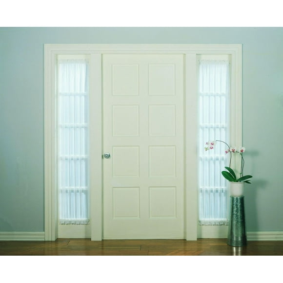 918 Sheer Voile Single Curtain Door Sidelight Panel