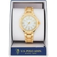 thumbnail image 3 of U.S. Polo Assn. Women's Gold-Tone Crystal Accent Quartz Watch, 3 of 3
