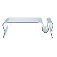 thumbnail image 3 of Zuo Modern One Piece Discovery Clear Glass Coffee Table, 3 of 3