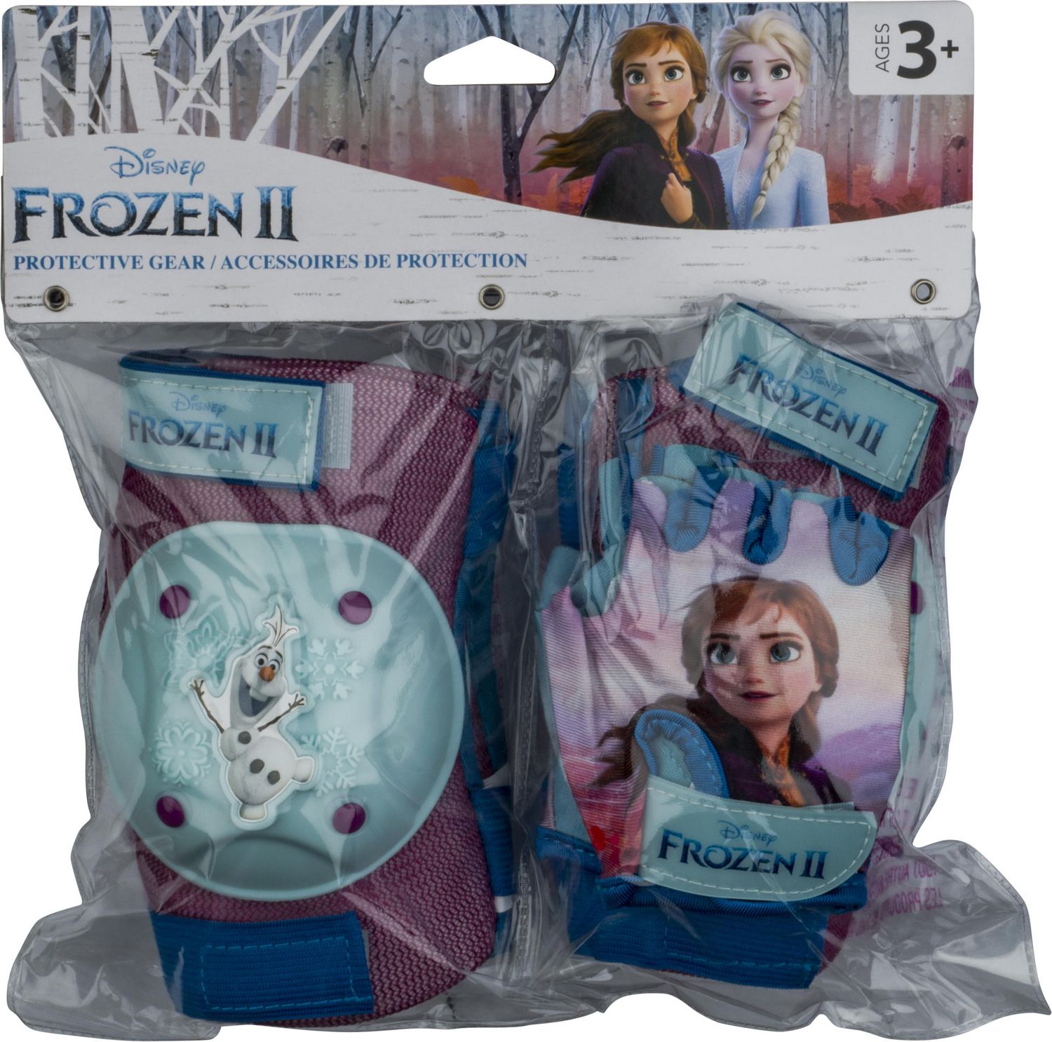 Bell disney frozen protective hot sale pad and glove set