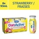 Danone DanActive Fraises 1.5% M.G. Yogourt probiotique à boire – image 1 sur 5
