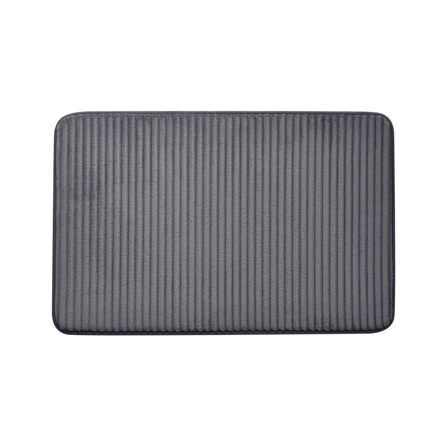 Mainstays Memory Foam Bath Mat, 20" x 30", ribbed - Walmart.ca