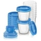 Philips Avent Pots de conservation du lait maternel<br>Comprend adaptateurs pratiques<br>180 ml/6oz, 10 pièces – image 1 sur 3