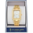 thumbnail image 3 of U.S. Polo Assn. Women’s Gold Rectangular Crystal Accent Watch, 3 of 3