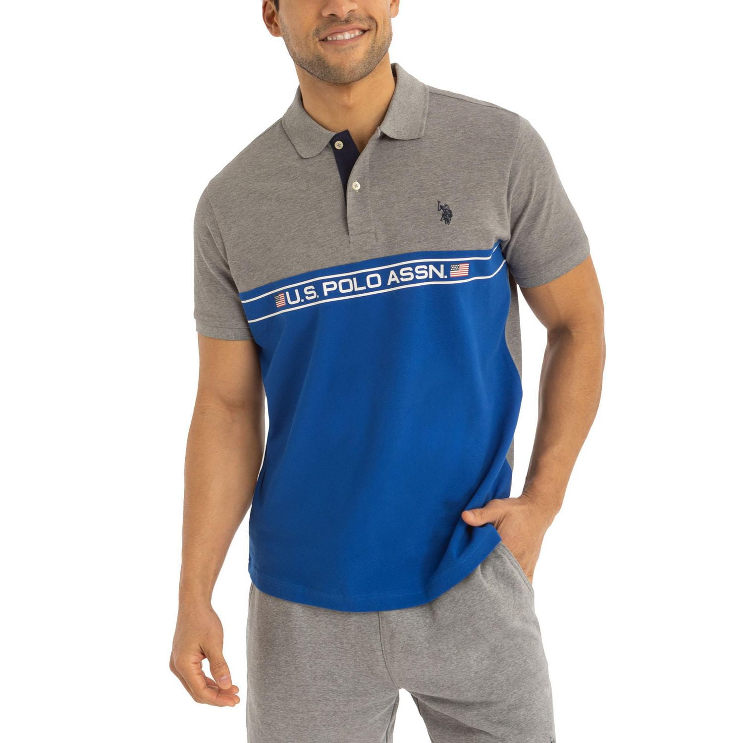 Polo à blocs de couleurs U.S. Polo Assn
