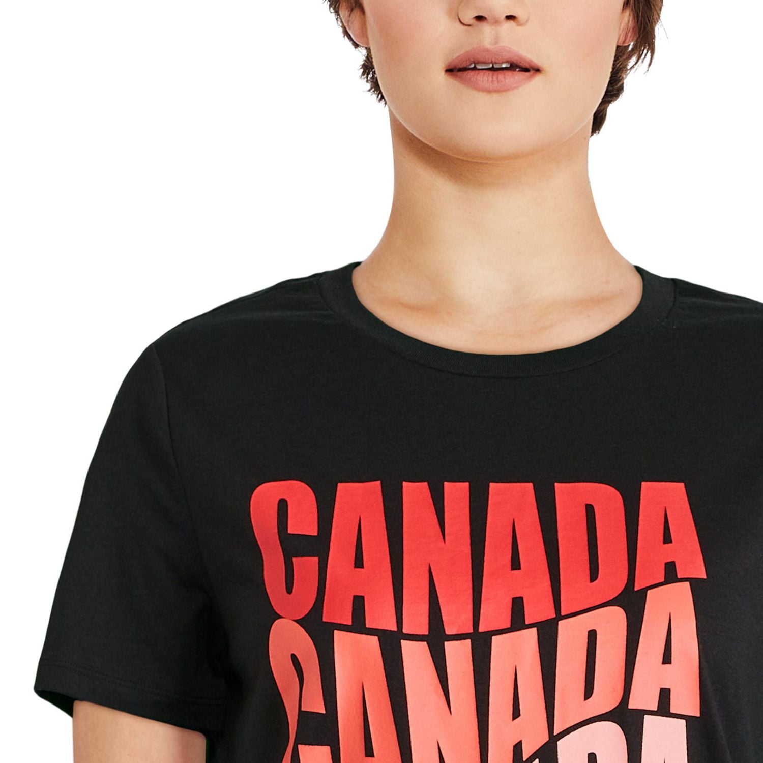 Ladies George Canada On Repeat Short Sleeve T-Shirt