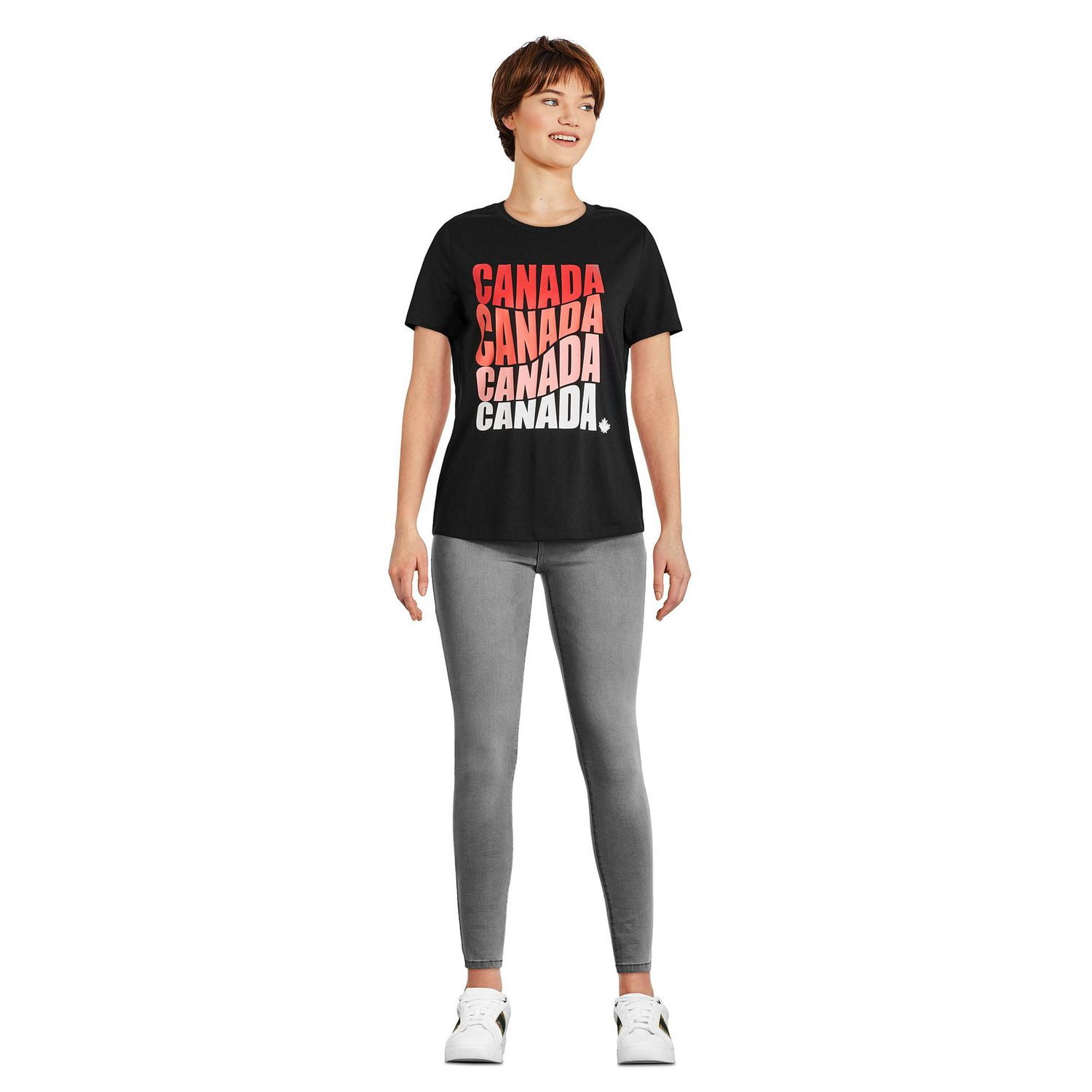 Ladies George Canada On Repeat Short Sleeve T-Shirt