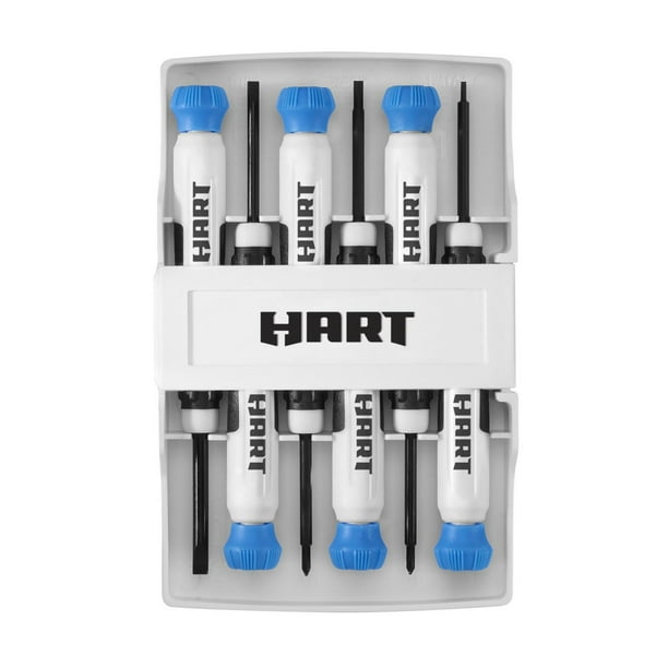HART 6Piece Precision Screwdriver Set with Comfort Grip, Limited