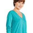 thumbnail image 2 of George Women's V-Neckline Long Sleeve Tee, 2 of 6