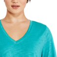 thumbnail image 4 of George Women's V-Neckline Long Sleeve Tee, 4 of 6