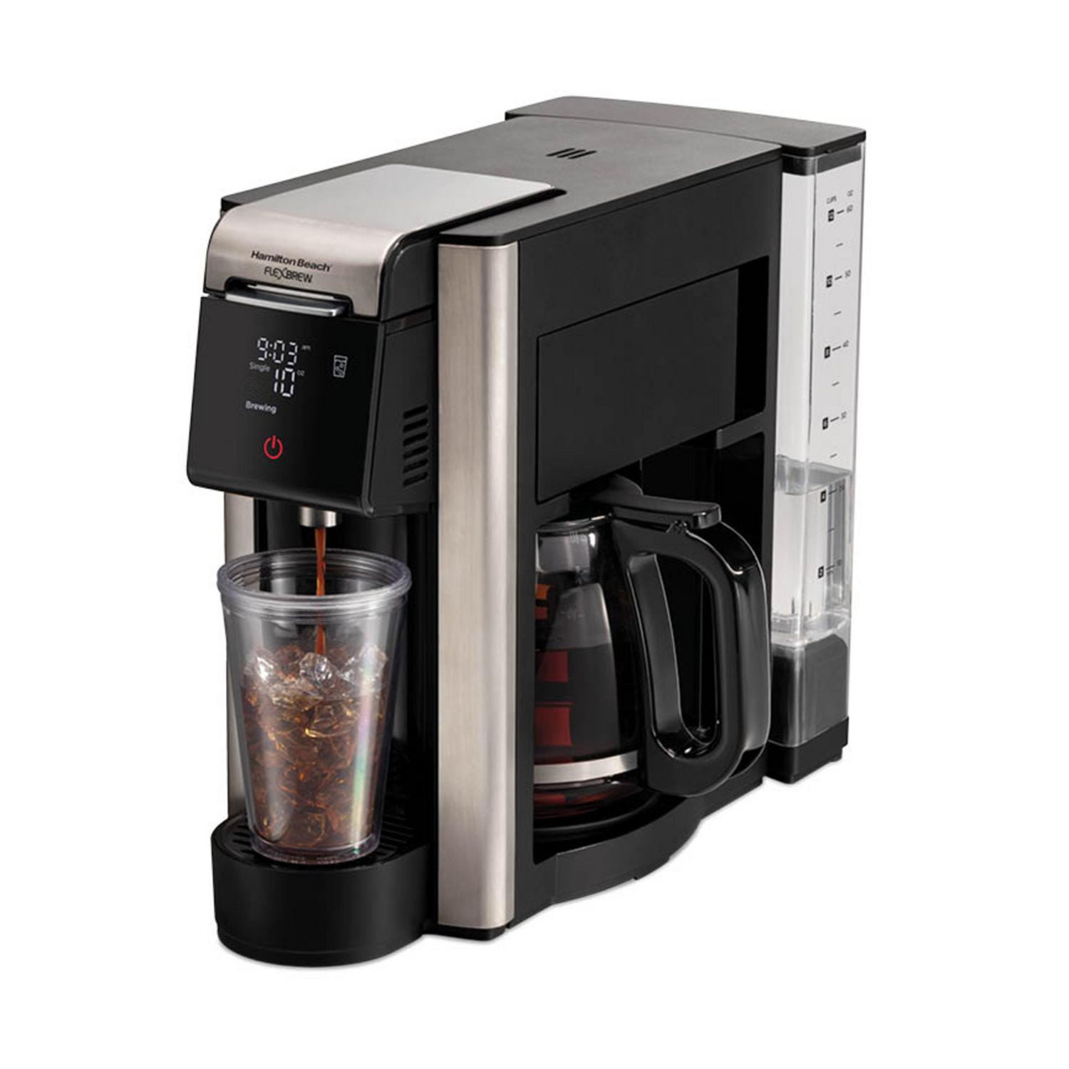 Hamilton Beach FlexBrew Advanced 5 in 1 Coffee Maker 49965C Iced or Hot Coffee Walmart