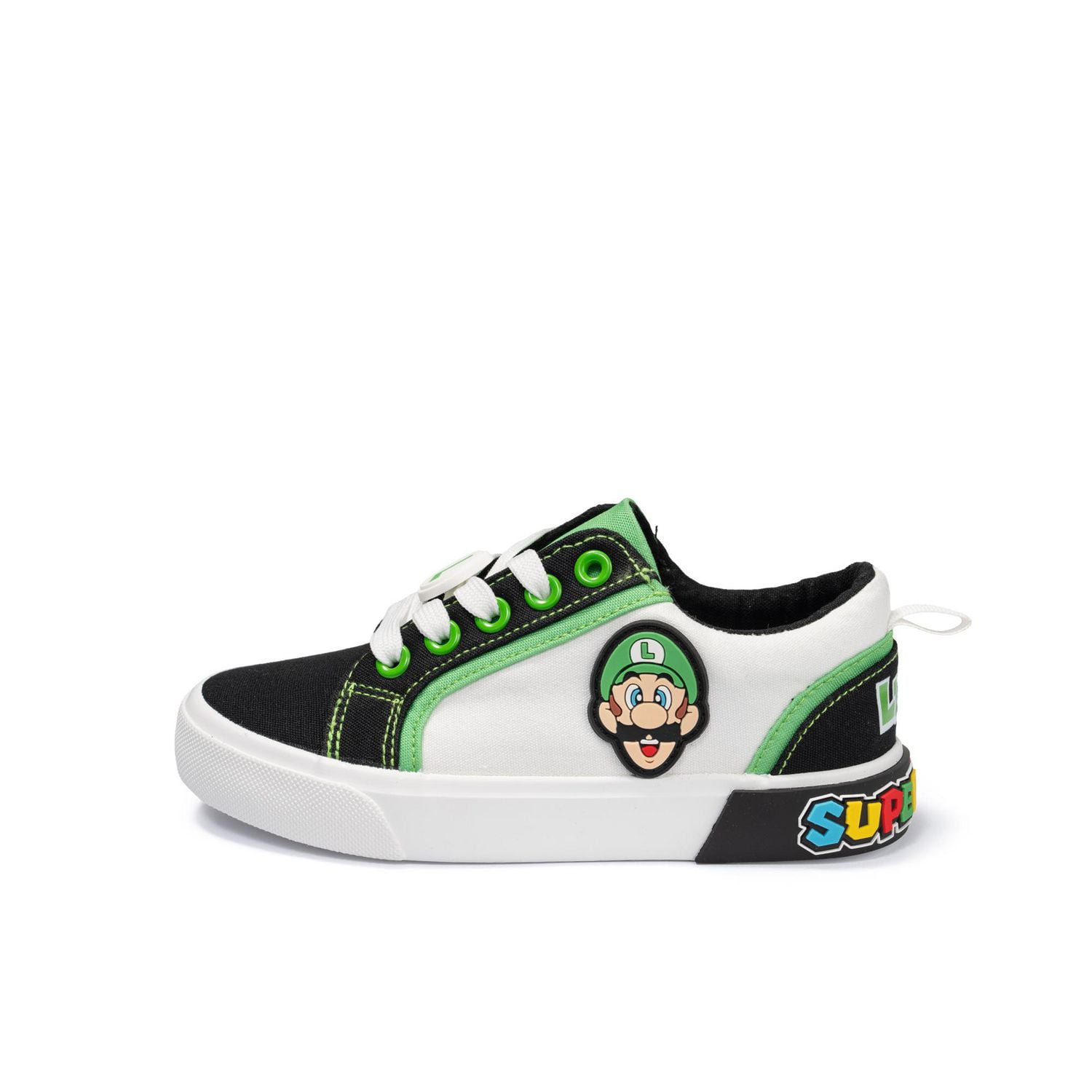 Baskets basses à lacets Mario et Luigi pour garçons (jeunes)