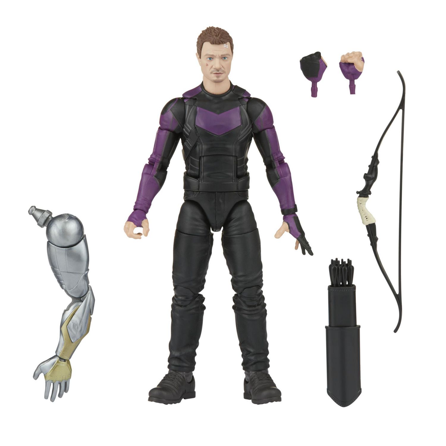 Marvel Legends Series MCU Disney Plus Marvel’s Hawkeye Action Figure 6-inch  Collectible Toy, 4 Accessories and 1 Build-A-Figure Part