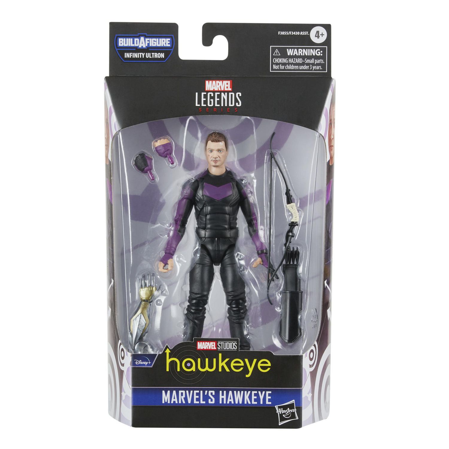 Marvel Legends Series MCU Disney Plus Marvel’s Hawkeye Action Figure 6-inch  Collectible Toy, 4 Accessories and 1 Build-A-Figure Part