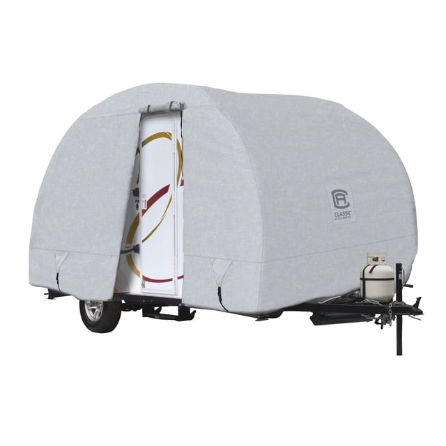 Housse imperméable de luxe pour caravane R-Pod Over Drive PermaPRO™ de Classic Accessories, pour VR jusqu’à 5,4 m (porte à l’avant)