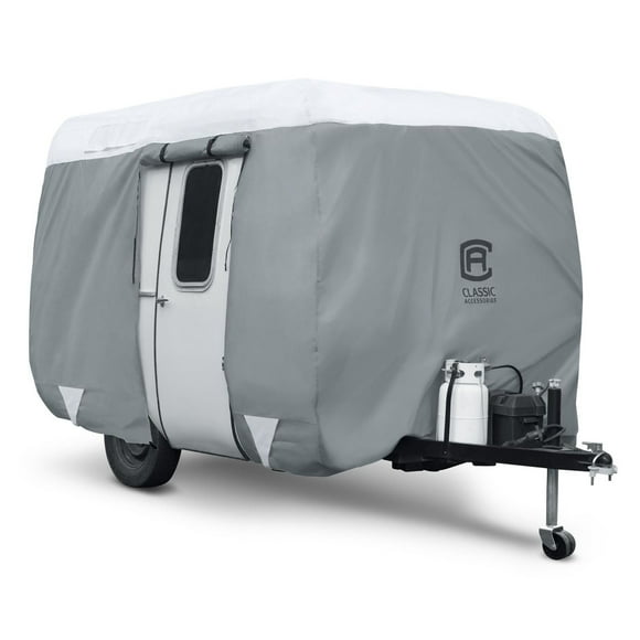 Housse pour caravane en fibre de verre moulée Over Drive PolyPRO™3 de Classic Accessories, pour caravanes de 3,3 m à 4 m