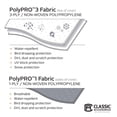 thumbnail image 3 of Classic Accessories Over Drive PolyPRO™3 Deluxe Teardrop Trailer Cover, Fits up to 8' Trailers, 3 of 5