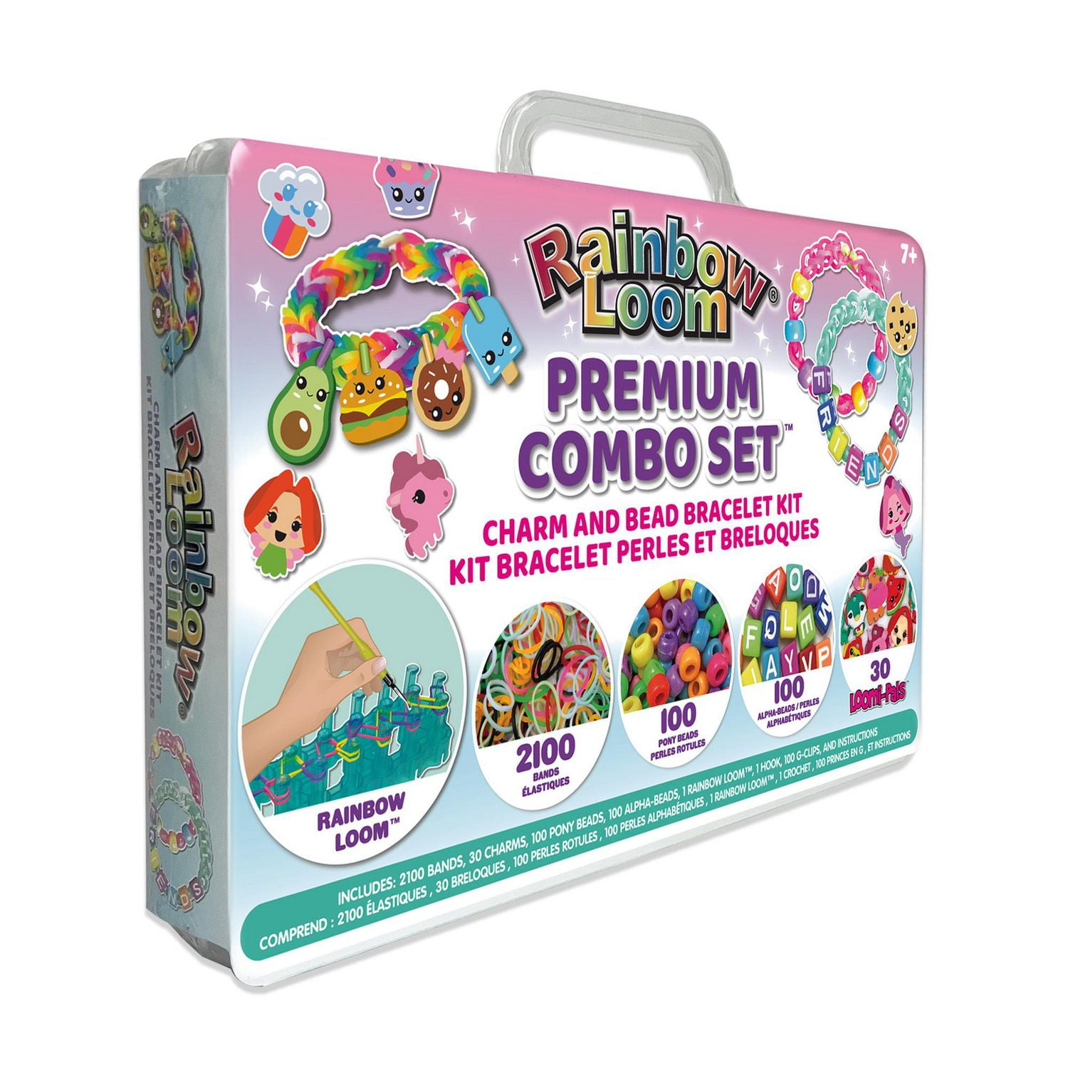Rainbow Loom Premium Combo Set, Includes 230 Beads and Charms