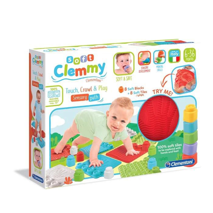 Soft Clemmy - Tapis de jeu sensoriel Toucher, explorer et jouer