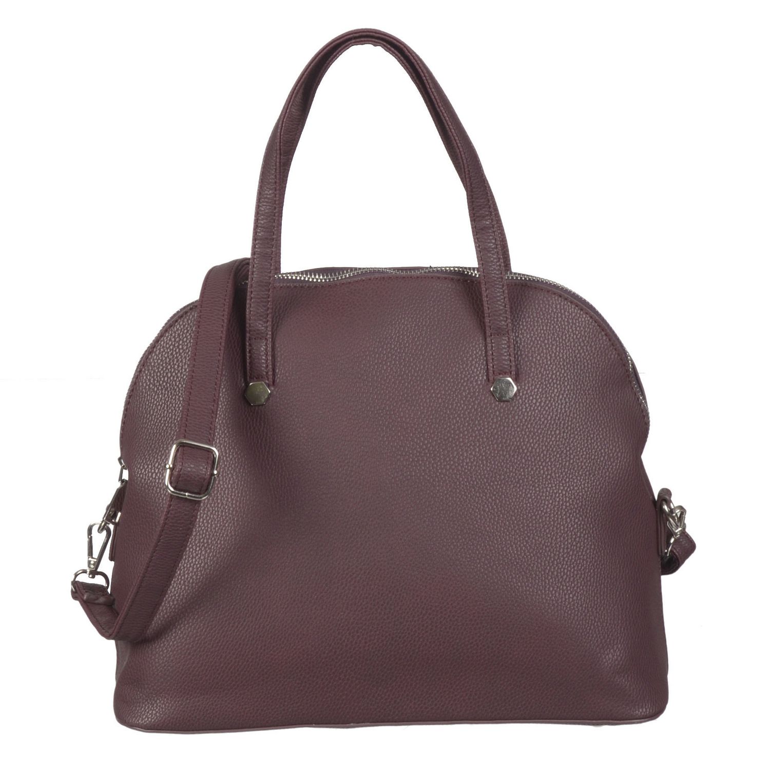 NICCI Dome Shaped Satchel Handbag with Top Handles | Walmart Canada