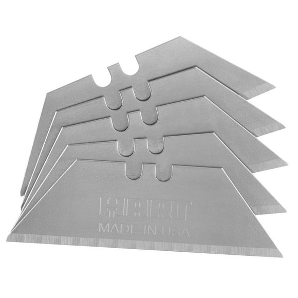 HART 5-Piece Heavy Duty Utility Knife Blade Set (Standard-Size Blades), Steel