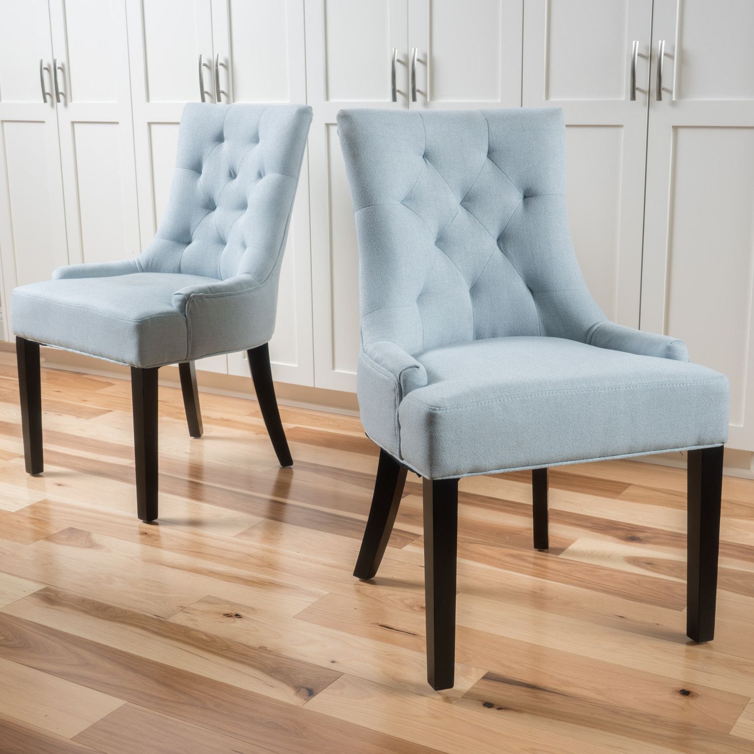 sky blue dining chairs