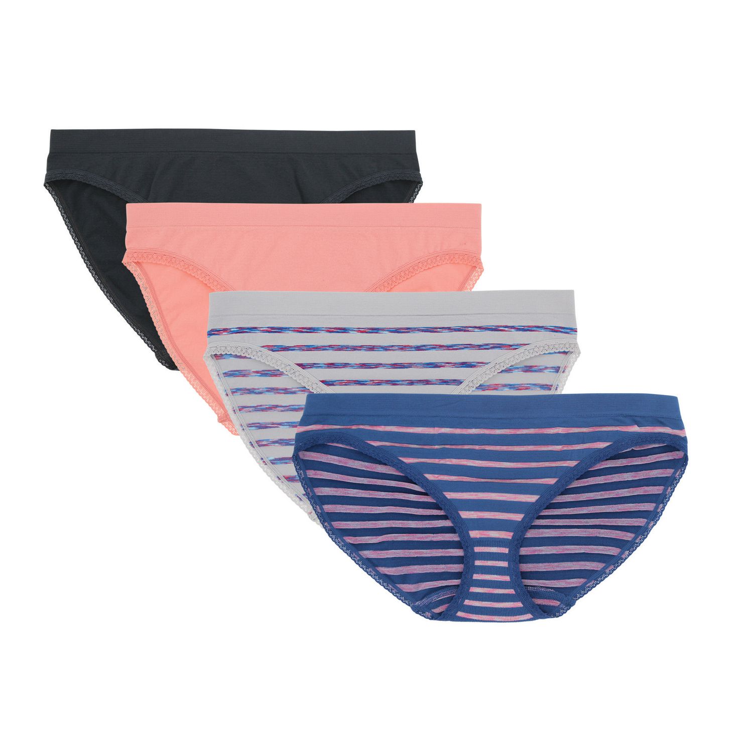 4 Pair Seamless Bikini Underwear Walmart Canada