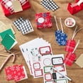 thumbnail image 2 of Hallmark Christmas Gift Tags with Ribbon, Sticker Seals, and Mini Notecards (Elegant Plaid, Snowflakes, Cardinals) for Gift Bags and Wrapped Presents, 2 of 7