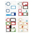 thumbnail image 4 of Hallmark Christmas Gift Tags with Ribbon, Sticker Seals, and Mini Notecards (Elegant Plaid, Snowflakes, Cardinals) for Gift Bags and Wrapped Presents, 4 of 7