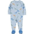 thumbnail image 1 of Carter's Child of Mine Baby Boys' Sleep N Play Blue Dino, 1 of 3