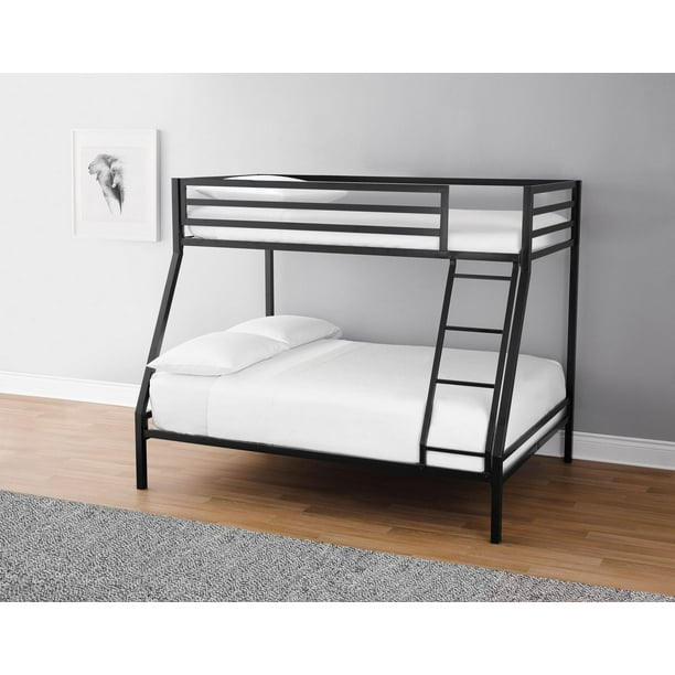 Mainstays Twin Over Full Metal Black Bunk Bed - Walmart.ca