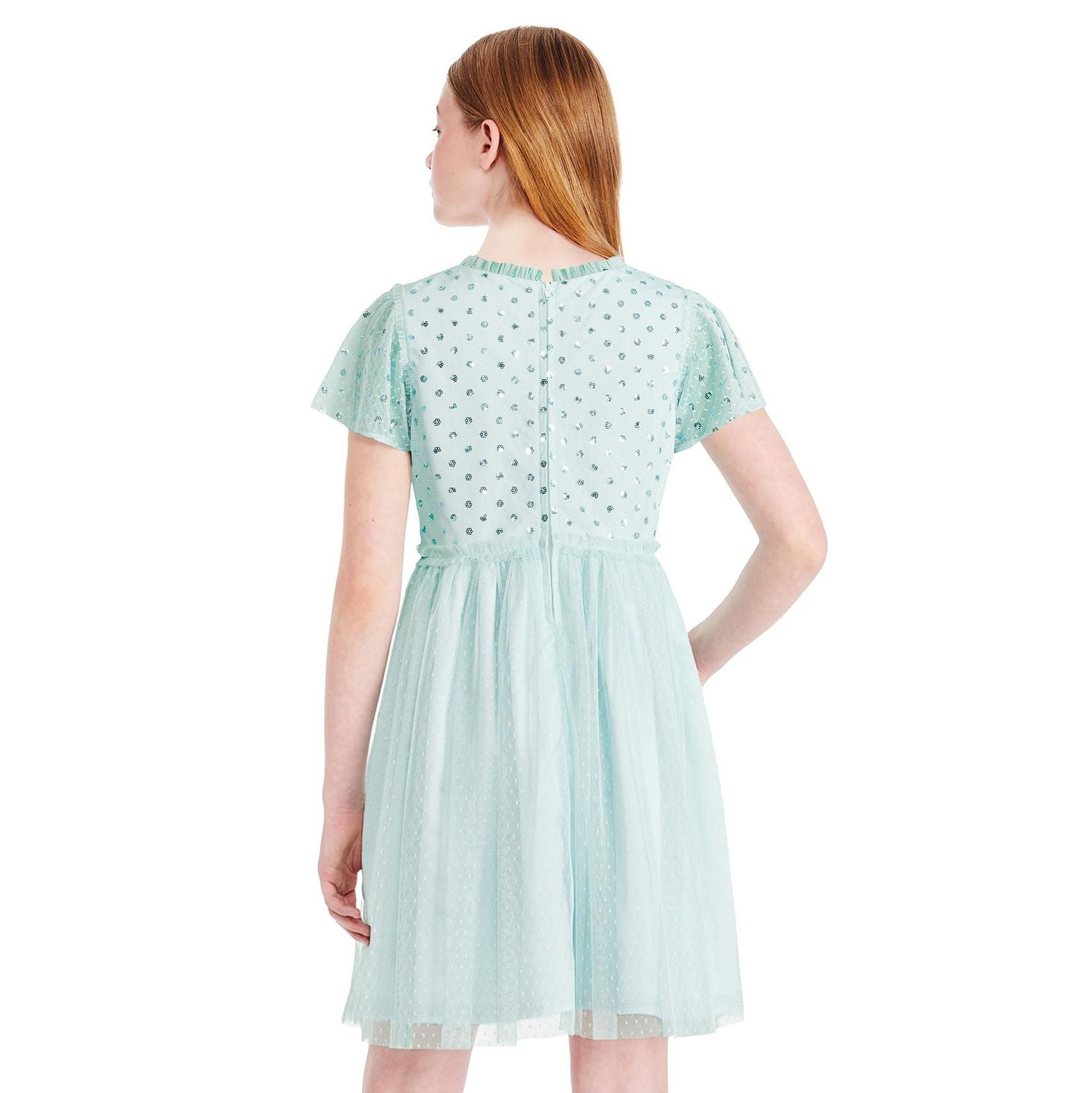 Robe en maille à paillettes George pour filles