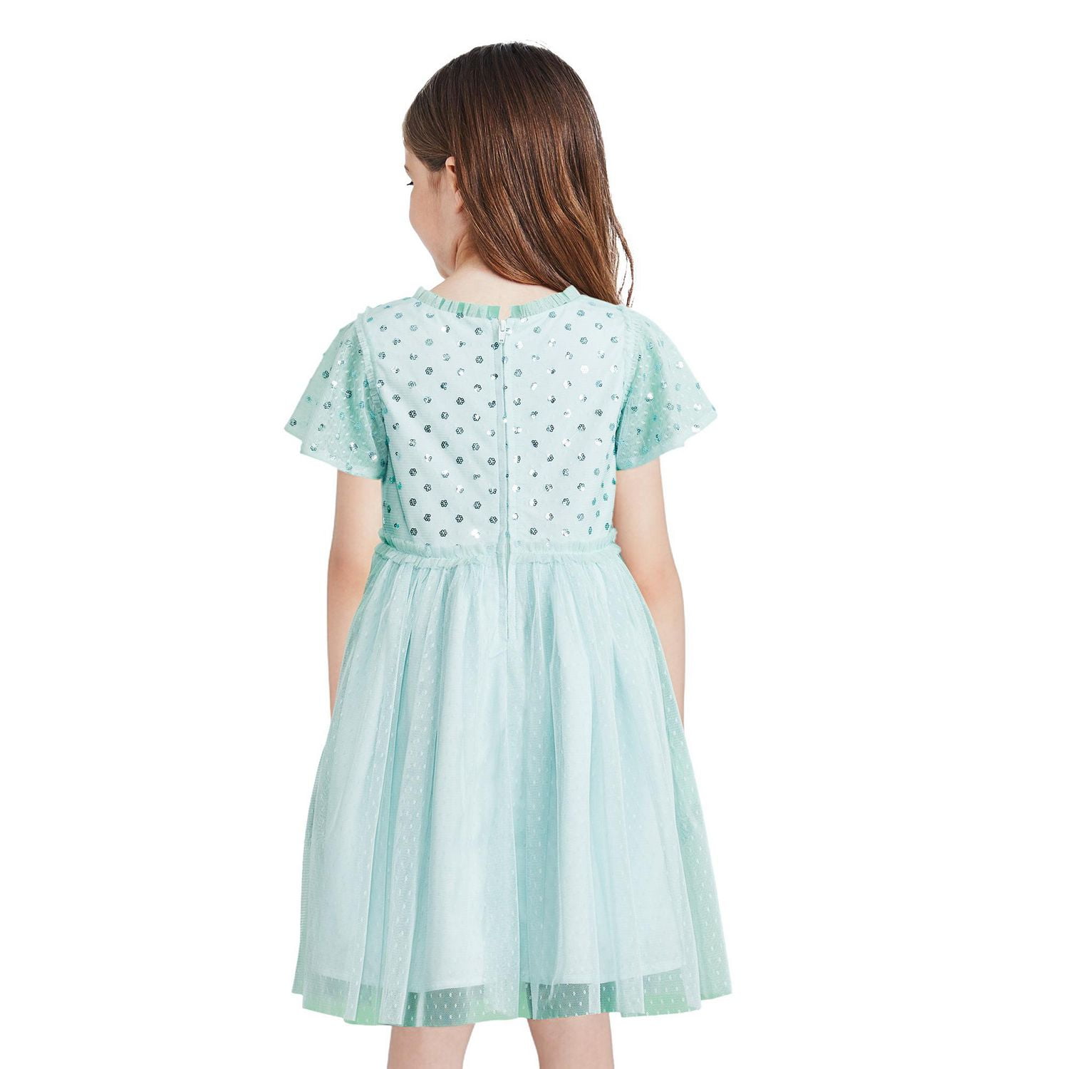 Robe en maille à paillettes George pour filles