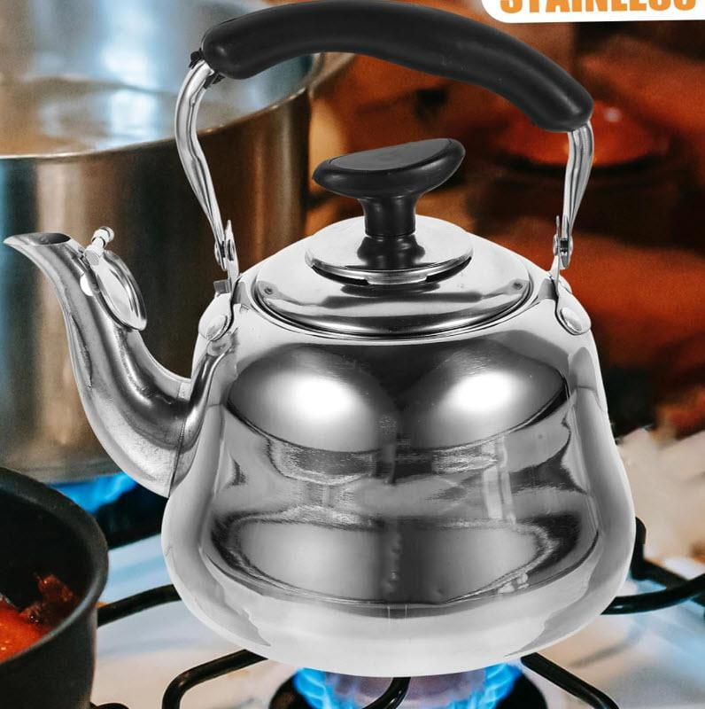 Sunwealth 1.5 L Stainless Steel Whistling Kettle with Tea Infuser. 1.5L Induction Easy Care Tea Infuser Walmart