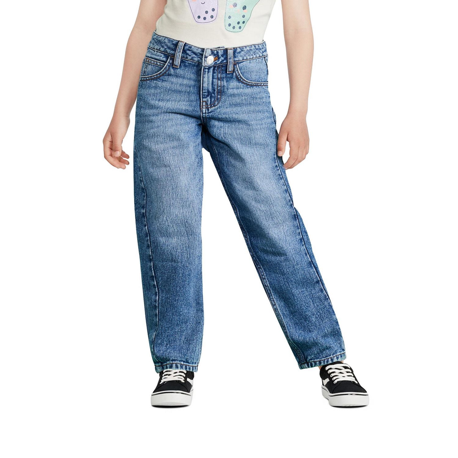 Jean coupe ballon Justice pour filles